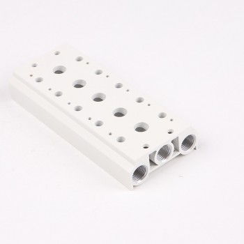 3V200M-2F - İkili Manifolt (1/4 3/2)